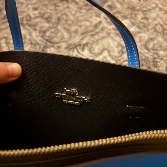 Coach Blue Leather Women's Bag in Electric Blue - Picture 5 of 5